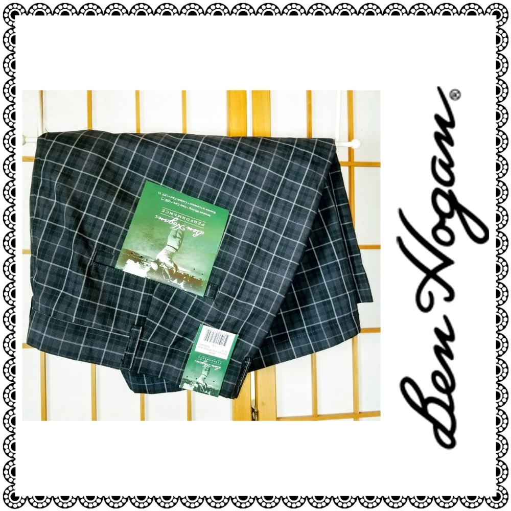 {Ben Hogan} Caviar/Nine Iron gray golf shorts, 42